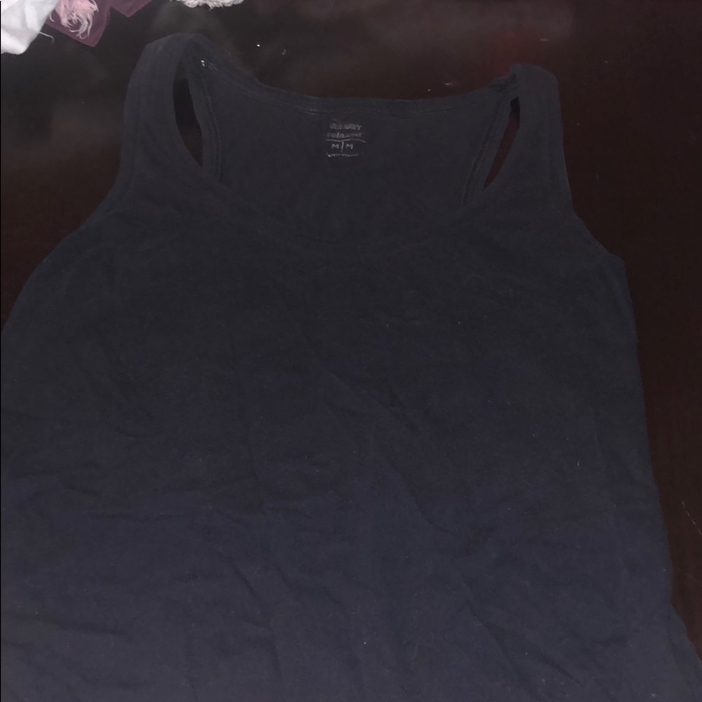 Black tank top